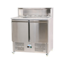 Mesa de Preparación Fría 90 cm 5 Cubetas GN 1/6 | Gastroten