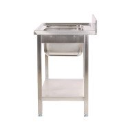 Fregadero 2 Senos 1200x600mm Romux | Equipamiento Industrial