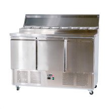 Mesa de Preparación Fría 136 cm 3 puertas ROMUX | Hostelería