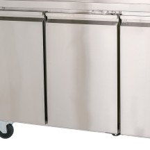 Mesa de Preparación Fría 136 cm 3 puertas ROMUX | Hostelería