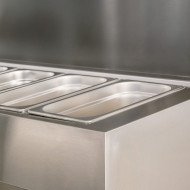 Mesa de Preparación Fría 136 cm 3 puertas ROMUX | Hostelería