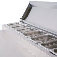 Mesa de Preparación Fría 136 cm 3 puertas CLEITON | Refrigerada