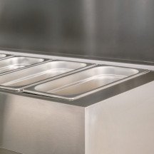 Mesa de Preparación Fría 136 cm 3 puertas CLEITON | Refrigerada