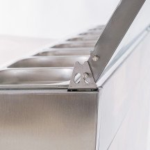 Mesa de Preparación Fría 136 cm 3 puertas CLEITON | Refrigerada