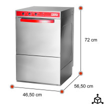 Lavavasos Industrial 40x40 cm Romux | Lavado Hostelería