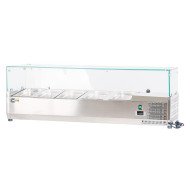 Vitrina Refrigerada de Ingredientes 140x39 cm | Equipamiento Industrial