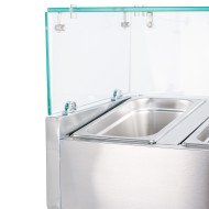 Vitrina Refrigerada de Ingredientes 140x39 cm | Equipamiento Industrial