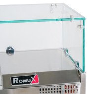 Vitrina refrigerada ROMUX 150x33 cm - 7 cubetas GN 1/4