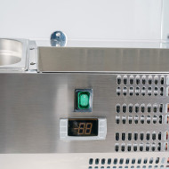 Vitrina Refrigerada Ingredientes 160x33cm 8 Cubetas GN 1/4 | Gastroten