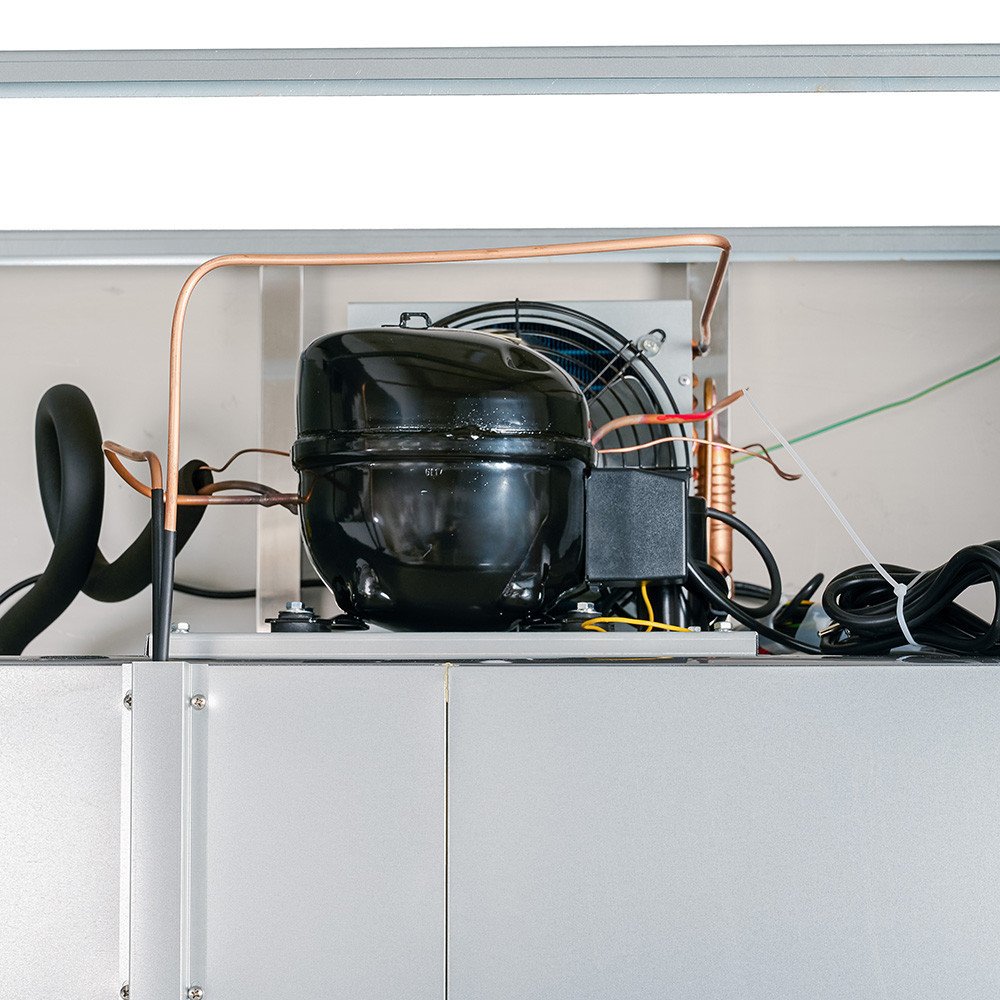 Armario Expositor Refrigerado 134cm Ventilado Romux | Hostelería Profesional