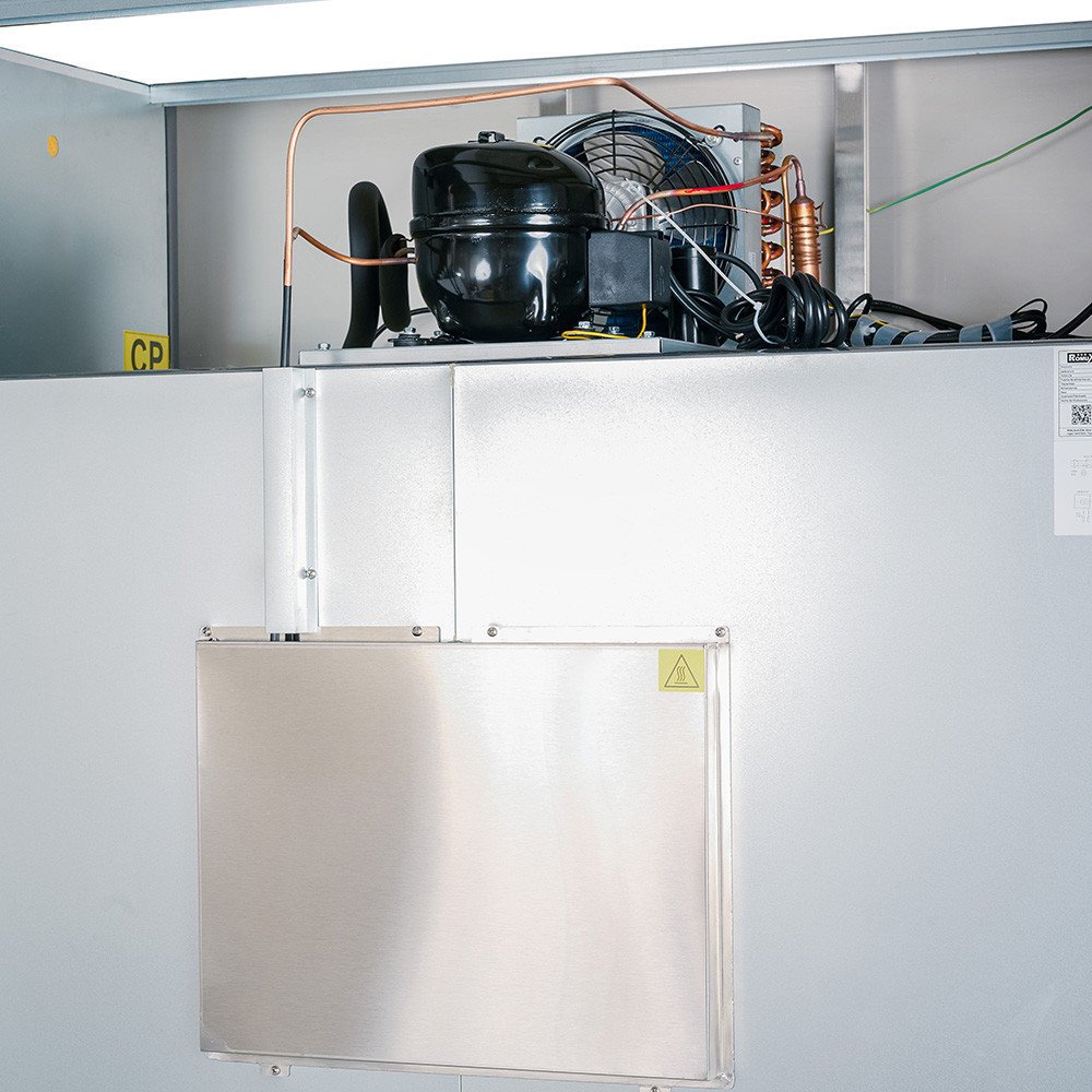 Armario expositor de congelación 2 puertas cristal 134 cm ROMUX