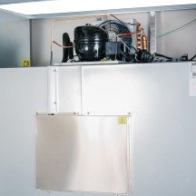 Armario expositor de congelación 2 puertas cristal 134 cm CLEITON