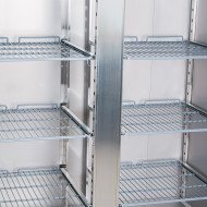 Armario de Congelación 2 Puertas 134 cm Ventilado ROMUX - 1065 L