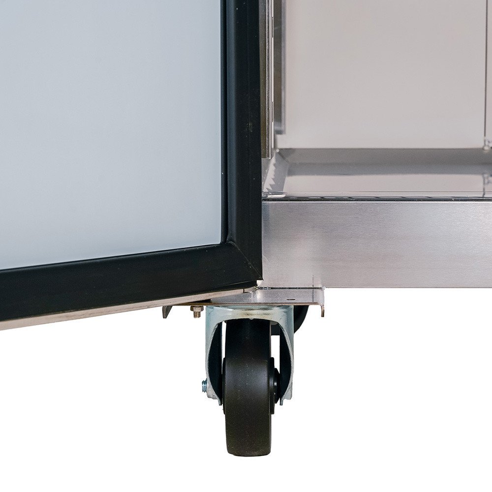 Armario de Congelación 2 Puertas 134 cm Ventilado ROMUX - 1065 L