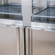 Armario Refrigerado 4 Puertas Medias 134 cm Ventilado ROMUX - 1065 L
