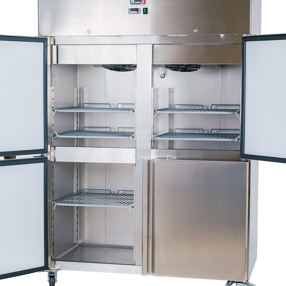 Armario de congelación 4 puertas medias 134 cm ventilado ROMUX