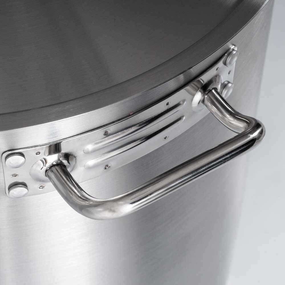 Olla Recta con Tapa 36 cm 36,6L | Equipamiento Industrial