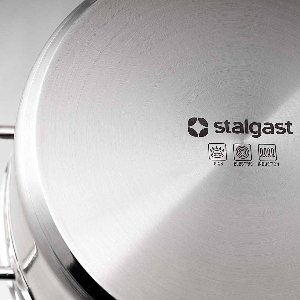 Olla Recta con Tapa 36 cm 36,6L | Equipamiento Industrial