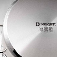Olla Recta con Tapa 36 cm 36,6L | Equipamiento Industrial