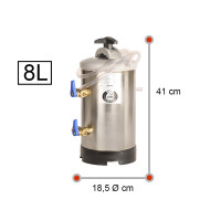 Descalcificador de Agua 8 Litros | Equipamiento Industrial