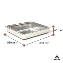 Cubeta Gastronorm 2/1 40mm | Equipamiento Industrial