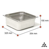 Cubeta Gastronorm 2/3 150mm | Equipamiento Industrial
