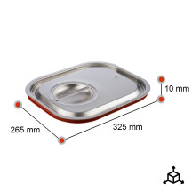 Tapa Goma Hermética Gastronorm 1/2 | Equipamiento Industrial