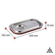 Tapa Goma Hermética Gastronorm 1/4 | Equipamiento Industrial