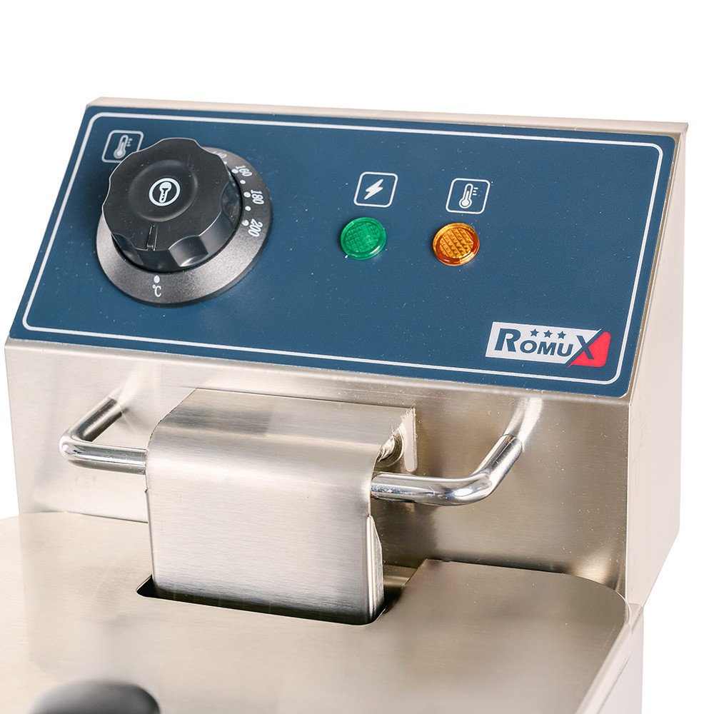 Freidora Industrial Eléctrica Sobremesa 4L Romux | Equipamiento Industrial