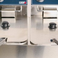 Freidora Industrial Doble 4+4L Romux | Equipamiento Hostelería