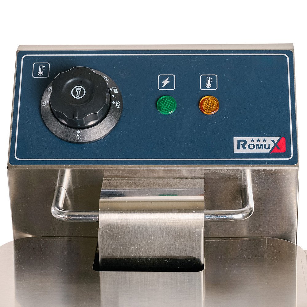 Freidora Industrial Doble 4+4L Romux | Equipamiento Hostelería