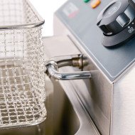 Freidora Industrial Eléctrica Simple 6L Romux | Equipamiento Industrial