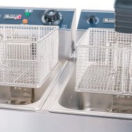 Freidora Industrial Doble 6+6 Litros Romux | Hostelería Profesional