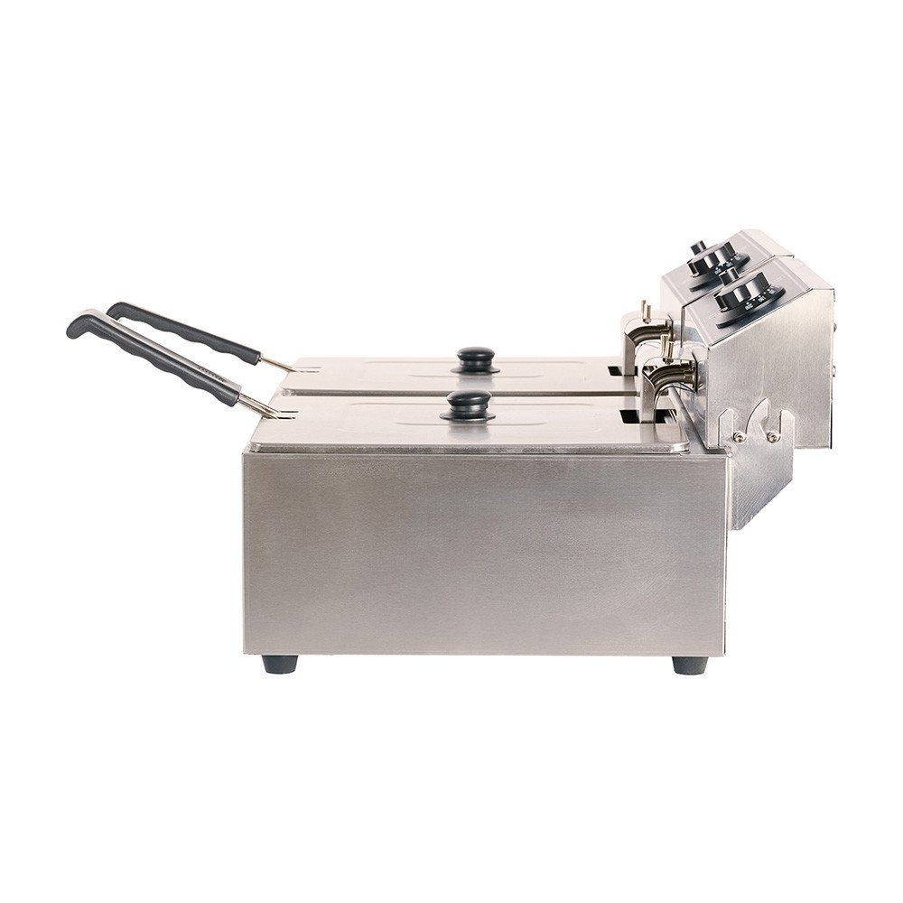 Freidora Industrial Doble 6+6 Litros Romux | Hostelería Profesional