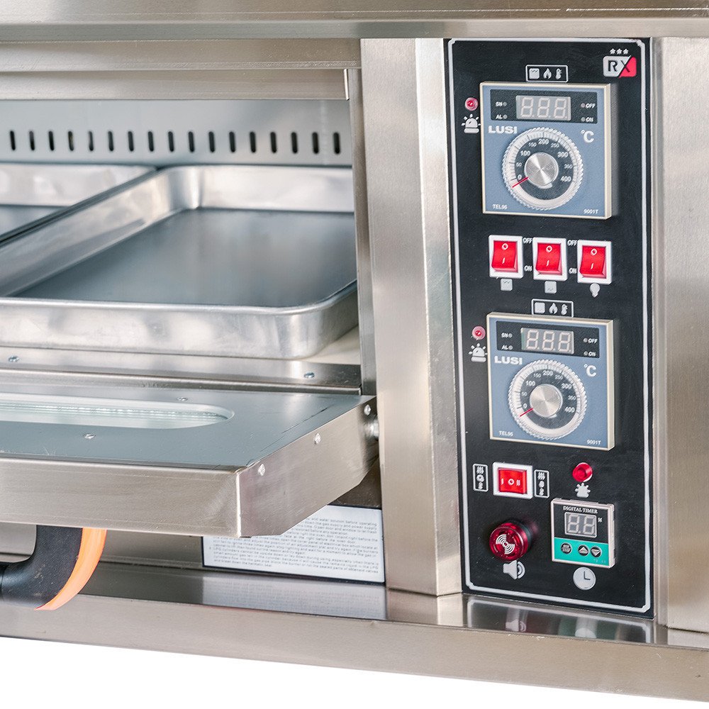 Horno de Pizza Industrial Eléctrico 8x32 cm Romux | Maquinaria Hostelería