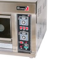 Horno de Pizza Industrial Eléctrico 8x32 cm Romux | Maquinaria Hostelería