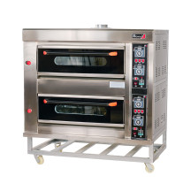 Horno de Pizza Eléctrico 4+4x32 cm Romux | Equipamiento Industrial
