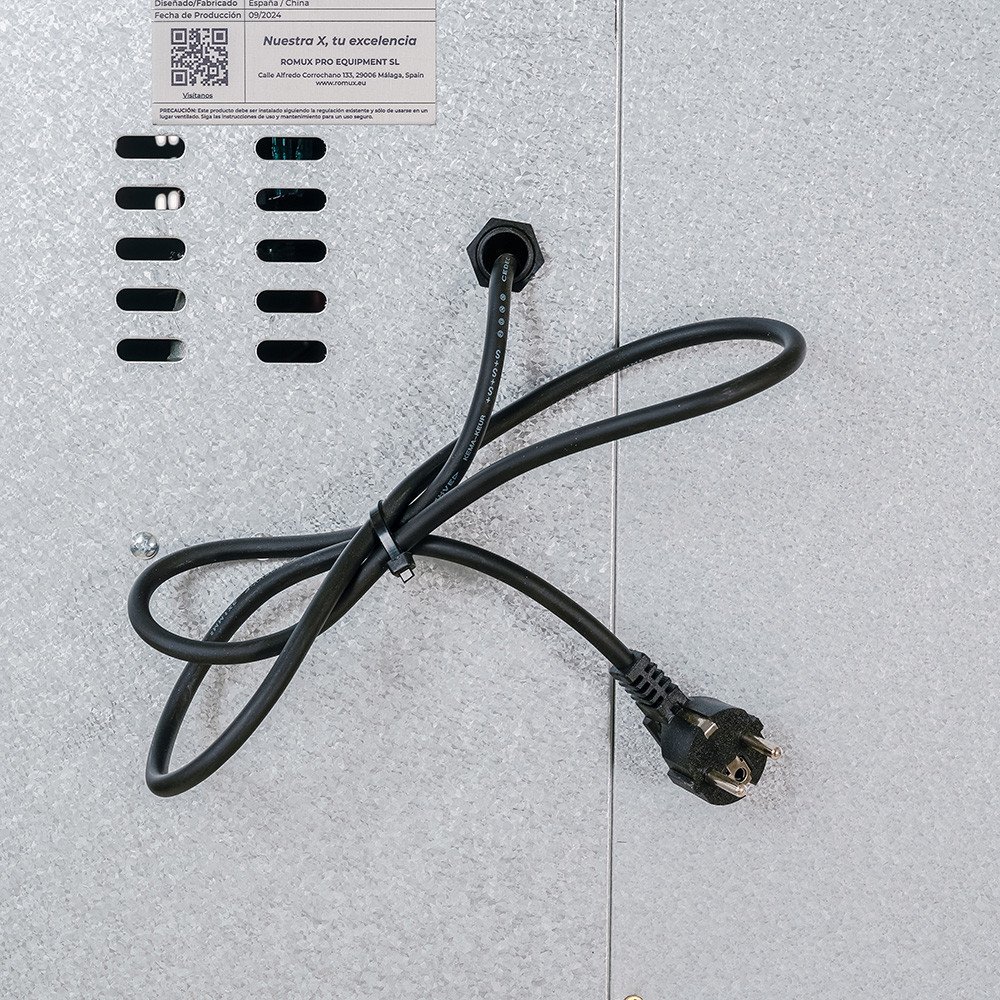 Horno de Pizza Eléctrico 4+4x32 cm Romux | Equipamiento Industrial