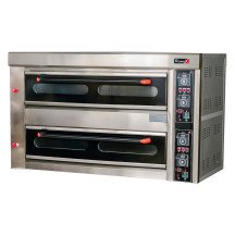 Horno Pizza Industrial Eléctrico Doble 8+8x32 cm Romux | Maquinaria Hostelería