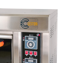 Horno de Pizza Industrial Eléctrico 4x32 cm Cleiton | Equipamiento Industrial