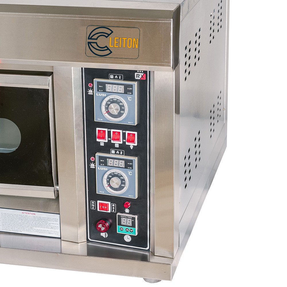 Horno de Pizza Industrial Eléctrico 8x32 cm Cleiton | Equipamiento Industrial