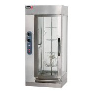 Asador de Pollos Vertical Eléctrico 12 Pollos Romux | Maquinaria Hostelería