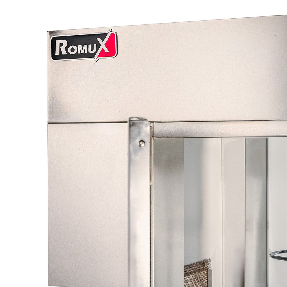 Asador de Pollos Vertical Eléctrico 12 Pollos Romux | Maquinaria Hostelería