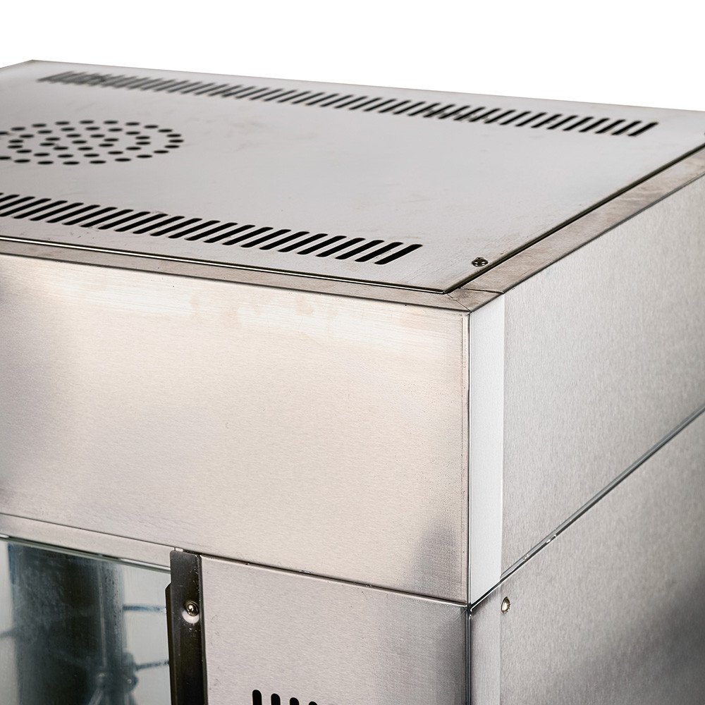 Asador de Pollos Vertical Eléctrico 12 Pollos Romux | Maquinaria Hostelería