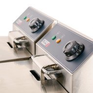 Freidora Industrial Doble 6+6 Litros Romux | Hostelería Profesional