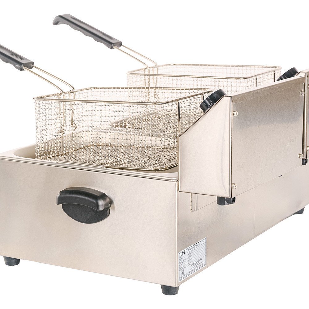 Freidora Industrial Doble 6+6 Litros Romux | Hostelería Profesional