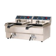 Freidora Industrial Doble 10+10L Romux | Equipamiento Industrial