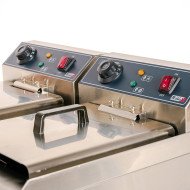 Freidora Industrial Doble 10+10L Romux | Equipamiento Industrial