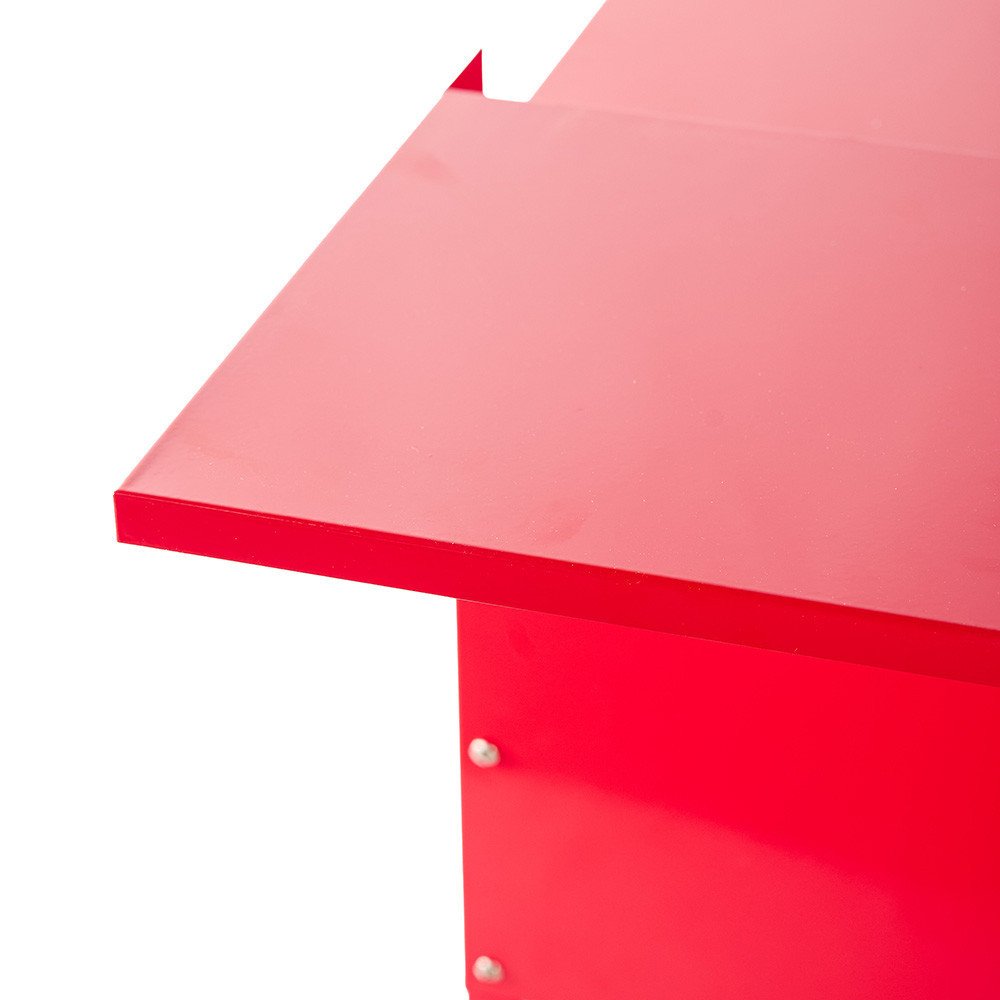 Carro Palomitero Rojo Cleiton 120L | Equipamiento Industrial