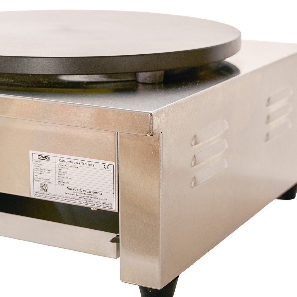 Crepera Industrial Eléctrica 3 Kw Sobremesa Romux | Equipamiento Hostelería